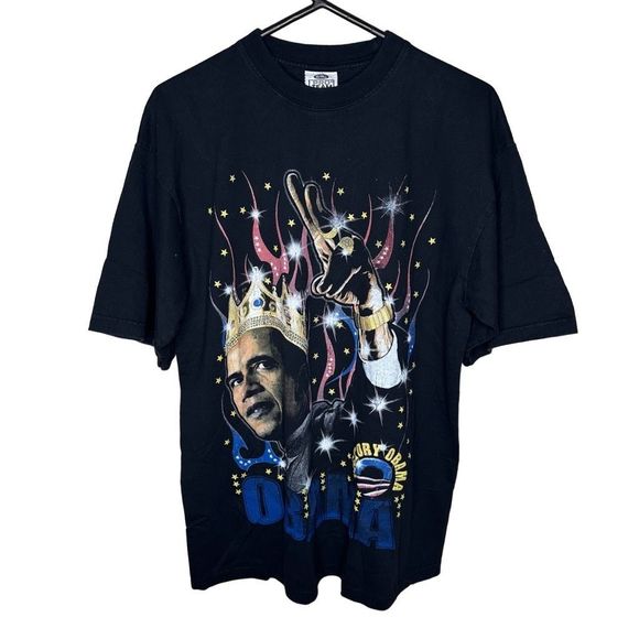 2008 Obama Victory Crown T Shirt XL - Picture 1 of 4
